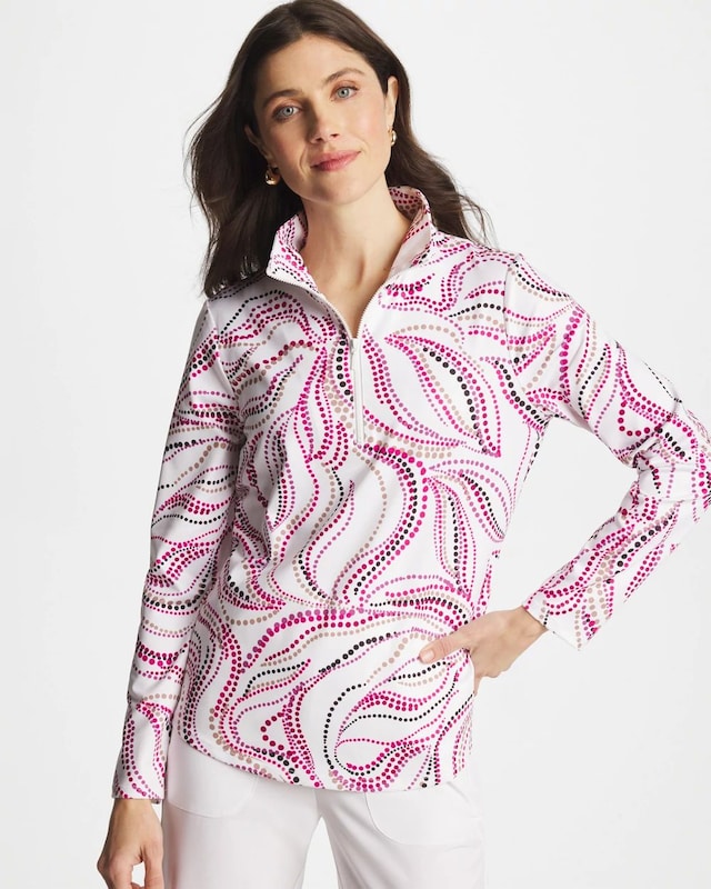 Zenergy UPF Speckled Wave Half Zip